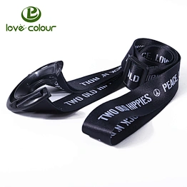 Custom Full Color Black Water Bottle Holder Neck Polyester Printing Lanyard Strap