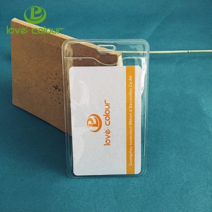 Custom pvc id card holder with printing lanyard