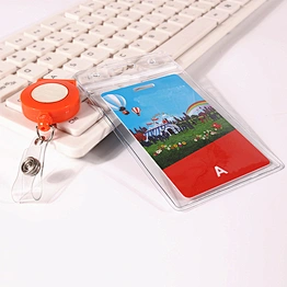 Custom colored retractable badge holder for nurses ID card