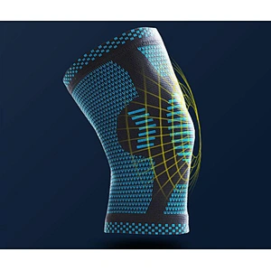 Knitted Elastic Fitness Knee Support Sports Running Knee Brace Compression Knee Sleeve for Sport Gym