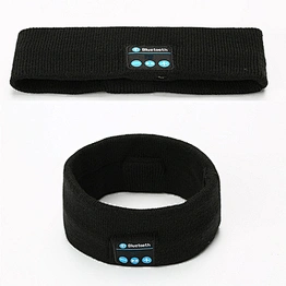 New Arrival Bluetooth Wireless Music Headband Sport Sweatband Yoga Running Breathable knitted Hairband