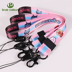 Custom polyester lanyard strap for cellphone/card holder/exhibition/event