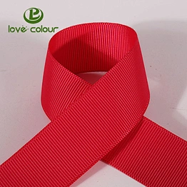 Solid Grosgrain Ribbon For Gift Packaging Party Decoration Wedding Flowers Red