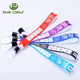 Guangzhou factory ECO friendly cloth wristband for charity
