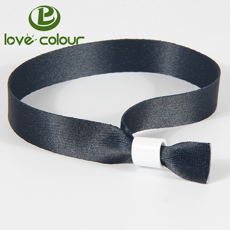 Sublimation printing polyester VIP wristbands with event logo