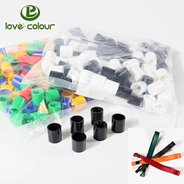 Cheap wholesale colorful plastic wristband closures