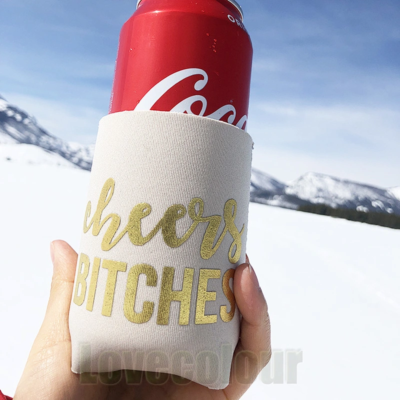 Custom Neoprene Stubby Beer Bottle Can Cooler Holders Printing Insulated Drink Bottle Holder Bag