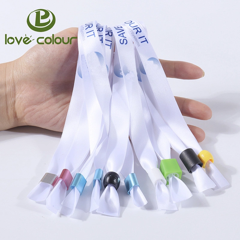 Custom Eco-Friendly Promotion Heat Transfer Event Fabric Wristbands