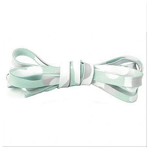 Custom Printed Shoe Laces Flat Cotton polyester Sublimation Shoelaces