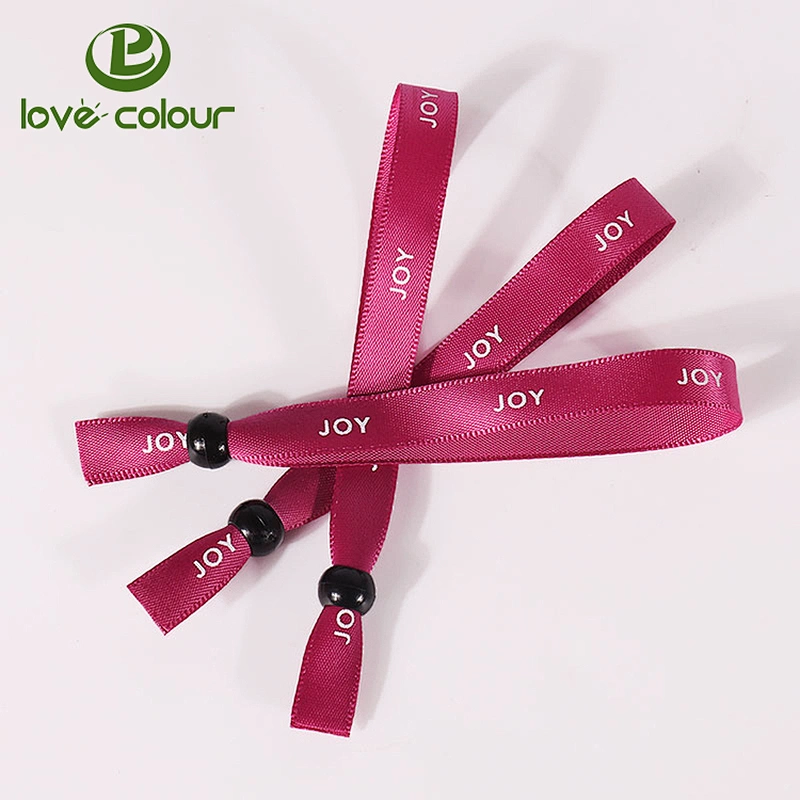 Party Decoration Event Plain Polyester Wristbands
