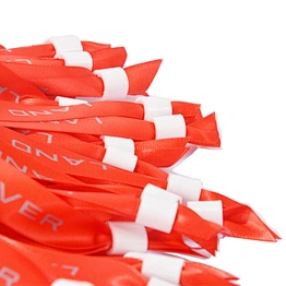 Factory price red full color printing wrist bands/wristband for wedding souvenirs