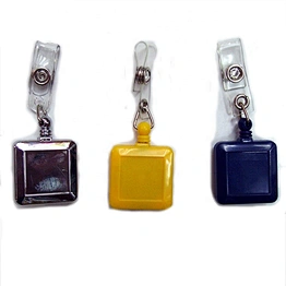 Custom cheap diy retractable metal and plastic badge reel