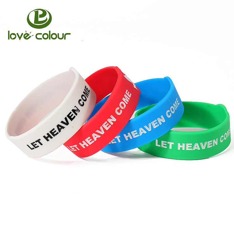 Custom make music silicone bracelets for promotional gift