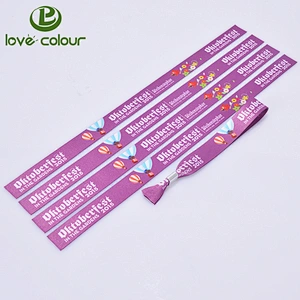 New arrival heat transfer print custom pattern color sublimation wristband