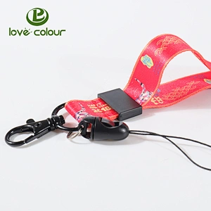Sublimation Red Color Neck Straps Lanyards for Mobile Phone