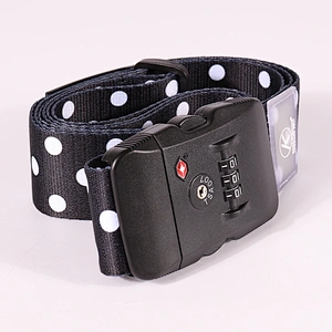 Custom Fabric Baggage Strap / TSA locks luggage belt