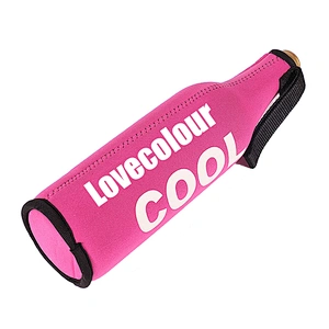 Promotion custom stubby cooler insulated neoprene beer bottle sleeve cooler cover