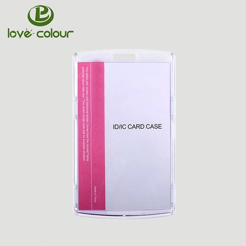 Custom wholesale horizontal and vertical plastic name card holder