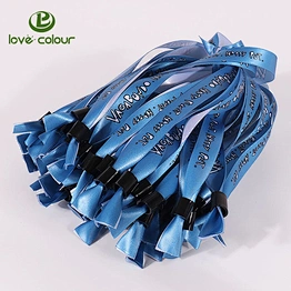 Factory directly sell make your own wristband cheap with one time clip