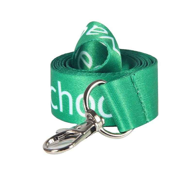Handmade Fabric Lanyard Neck Strap for Key - Dark Green Gift