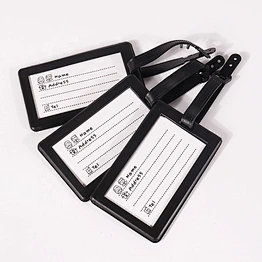 Wholesale luggage tags no minimum order in stock