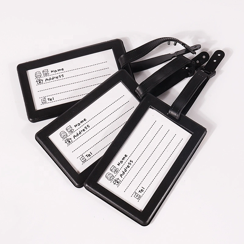 Wholesale luggage tags no minimum order in stock