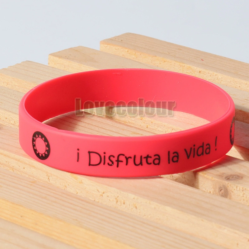 High quality custom silicone wristband health rubber silicone bracelet hand bands