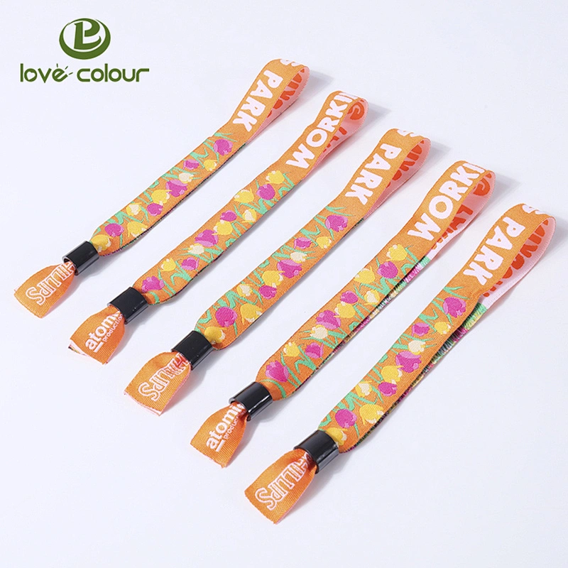 Factory cheap price custom fabric glitter cloth gold color wristbands