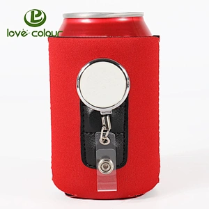 Magnetic Neoprene Foam Collapsible Can Coolie Cooler