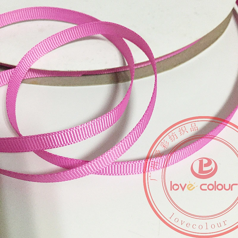 Custom personalised ribbon/pink grosgrain ribbon for party