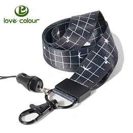 Custom Polyester Printing Your Logo Mobile Phone Custom Lanyard / Cell Phone Lanyard