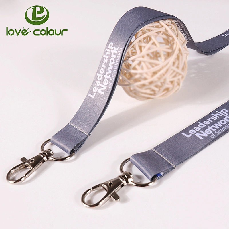 Polyester Lanyards Strap Printing Ribbon With Custom Logo