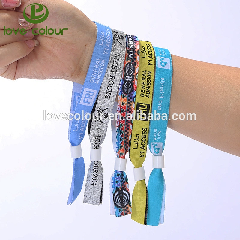 Custom beautiful wedding gift woven wristband for party