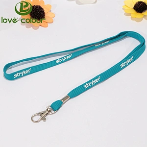 Custom bulk polyester printing tubular tube shoelace lanyards