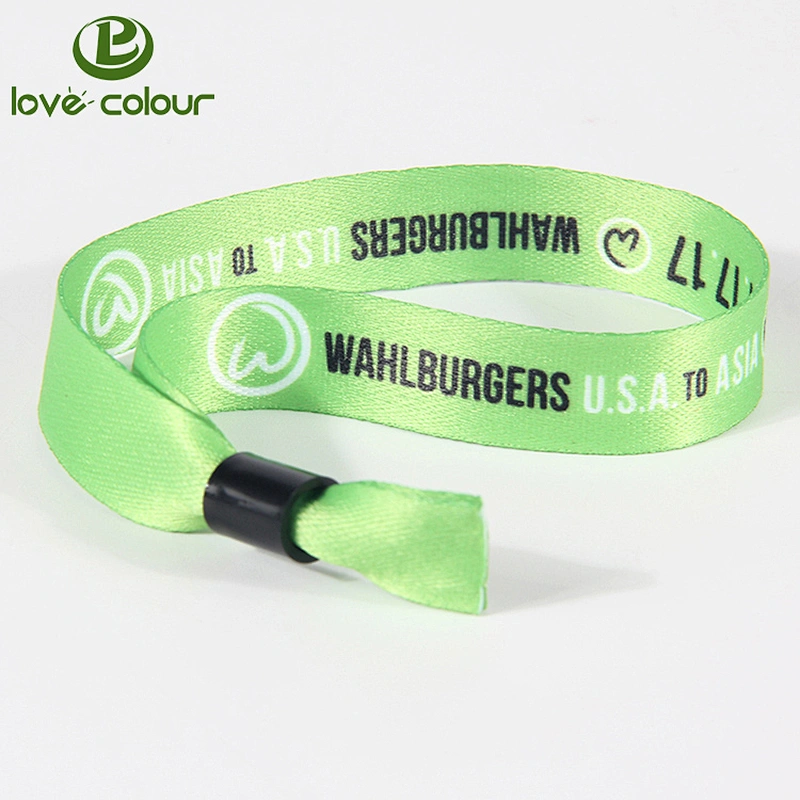 Polyester sublimation printing wristbands bracelet for promotional gift