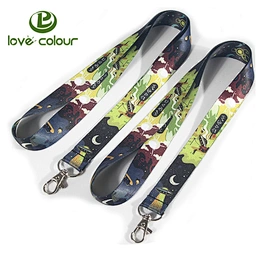 Pattern printed custom camouflage lanyards factory wholesale