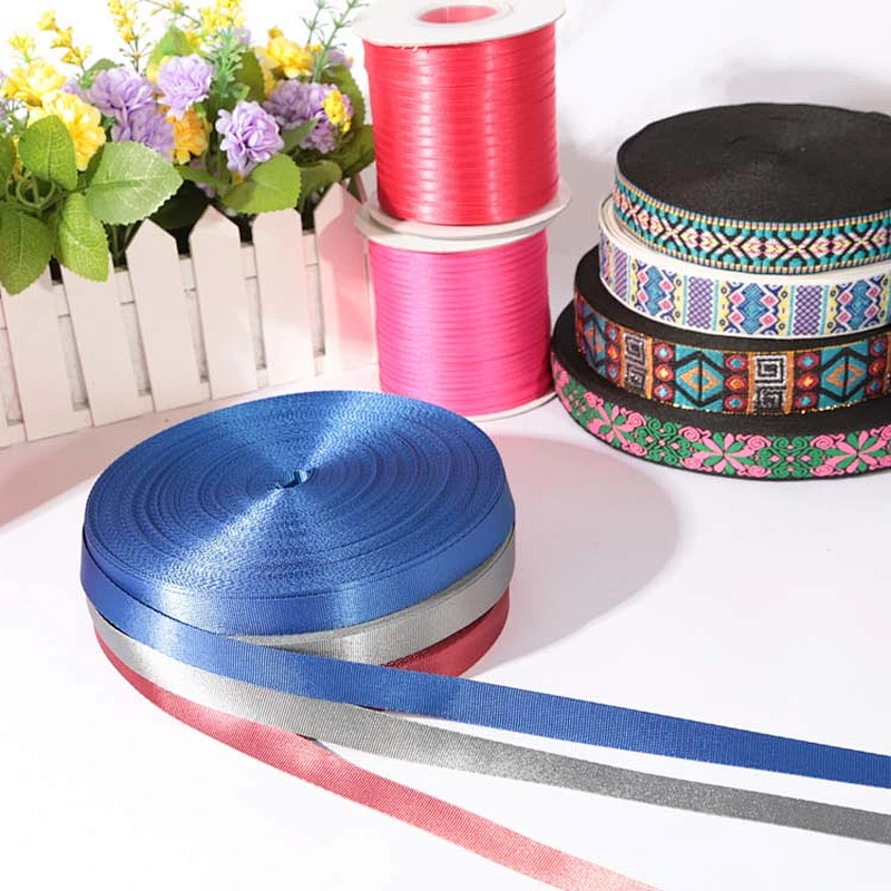 Custom webbing for packing gift/Colorful 10mm nylon webbing
