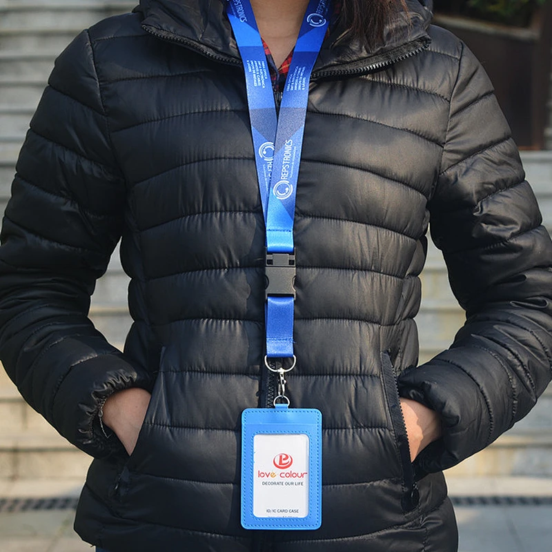 Custom Promotion item Sublimated Polyester Lanyards for Card Holder