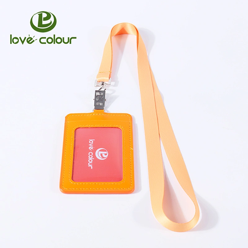 New style ID card holder with lanyards strap