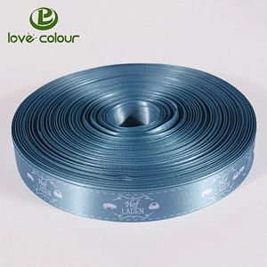 New products high quality custom polyester satin ribbon for decoration
