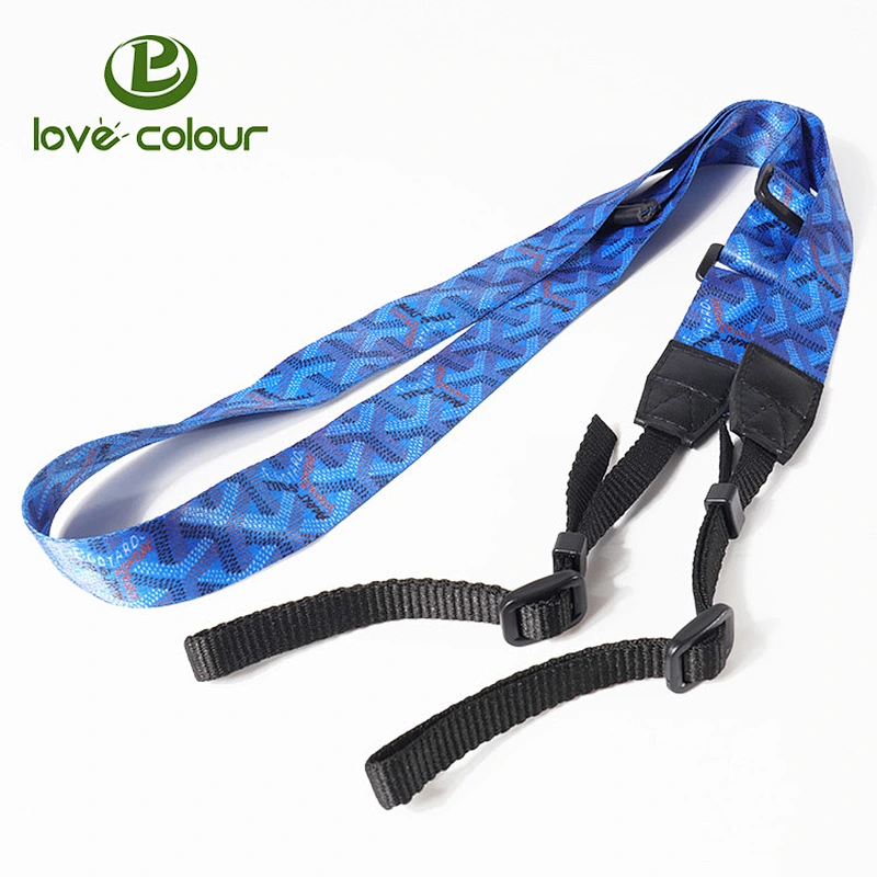Promotional adjustable camera wrist strap polyester camera lanyard