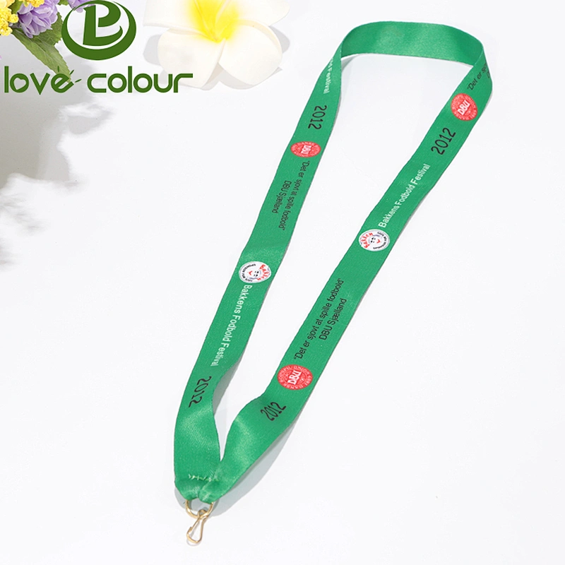 Eco-friendly Polyester Sublimated Printing Neck Ribbons for Medals