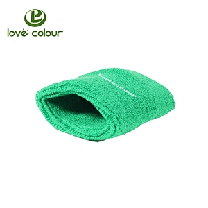 Custom Embroidery Terry Cotton Wristband/Sweatband