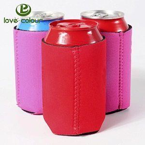 Custom Standard and Popular item Neoprene Collapsible Beer Bottle Can Coolie Cover