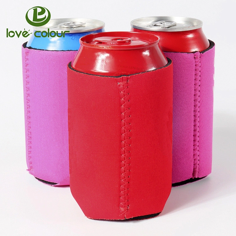 Custom Standard and Popular item Neoprene Collapsible Beer Bottle Can Coolie Cover
