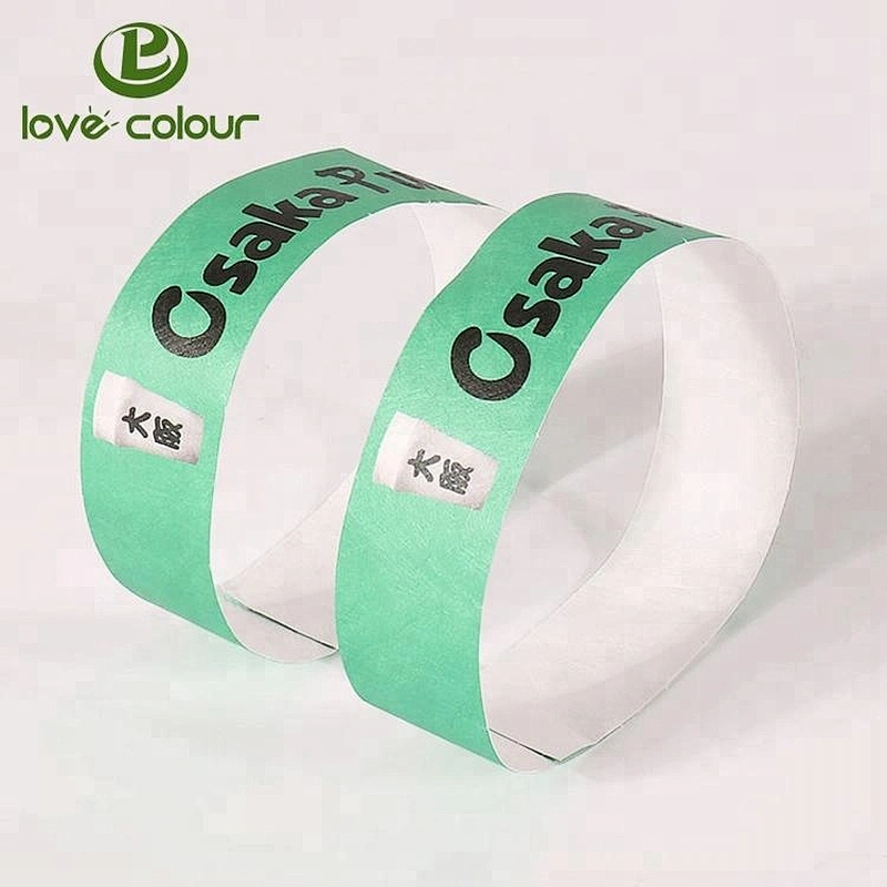 Cheap custom paper wristband for party and events / wristband vinyl