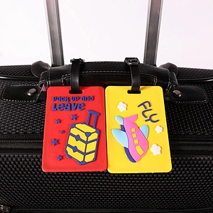 Custom Cartoon Cute Lovely Luggage Name Tags Holder