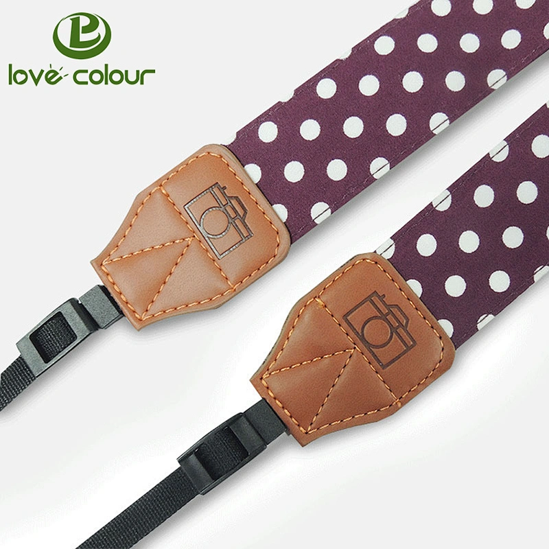 Polyester Fashion Cute Custom Camera Strap For DSLR