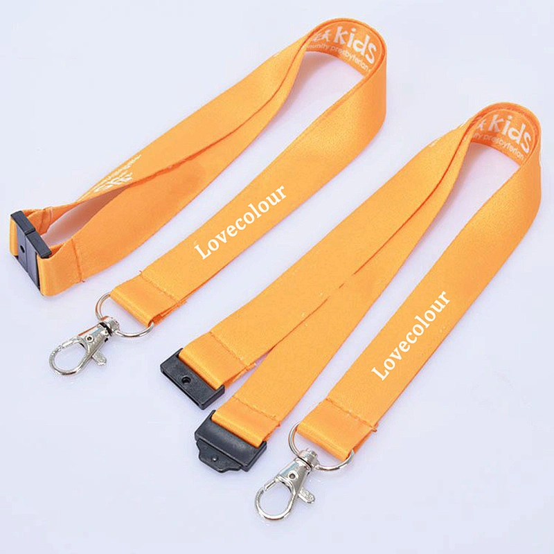 ECO-friendly Material OEM Custom Polyester Printed Lanyard Release Buckle Neck Strap