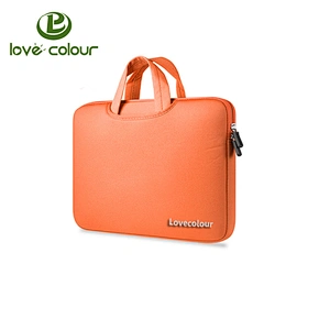 Custom Size Blue Waterproof Neoprene Notebook Laptop Sleeve Carrying Bag
